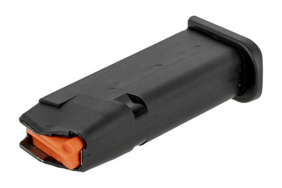 Glock 10-round OEM magazines for the G43x and G48 have 10-round capacities with a high visibility follower.